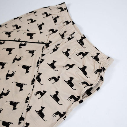 Grace printed long pajama set