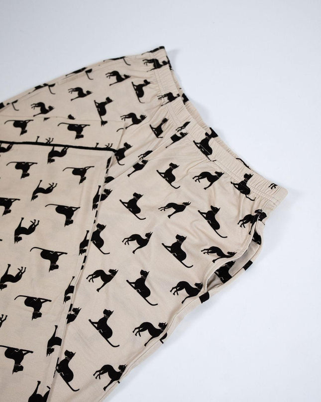 Grace printed long pajama set