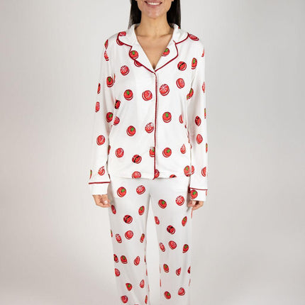 Grace long printed pajama set