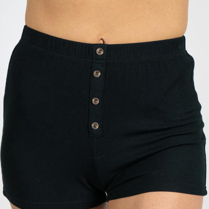 Ribbed shorts
