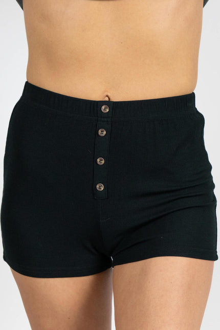 Ribbed shorts