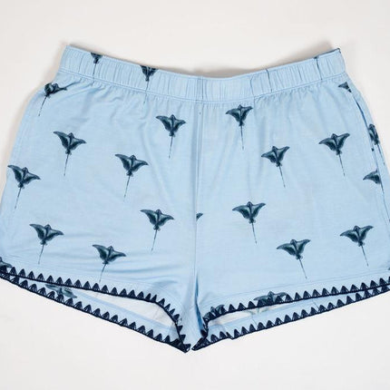 Cute stitching short pajama set