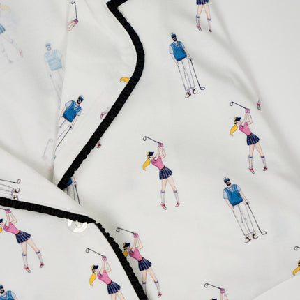 Jolene long printed pajama set