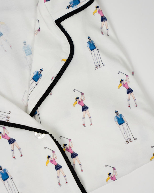 Jolene long printed pajama set