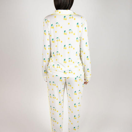 Jolene long printed pajama set