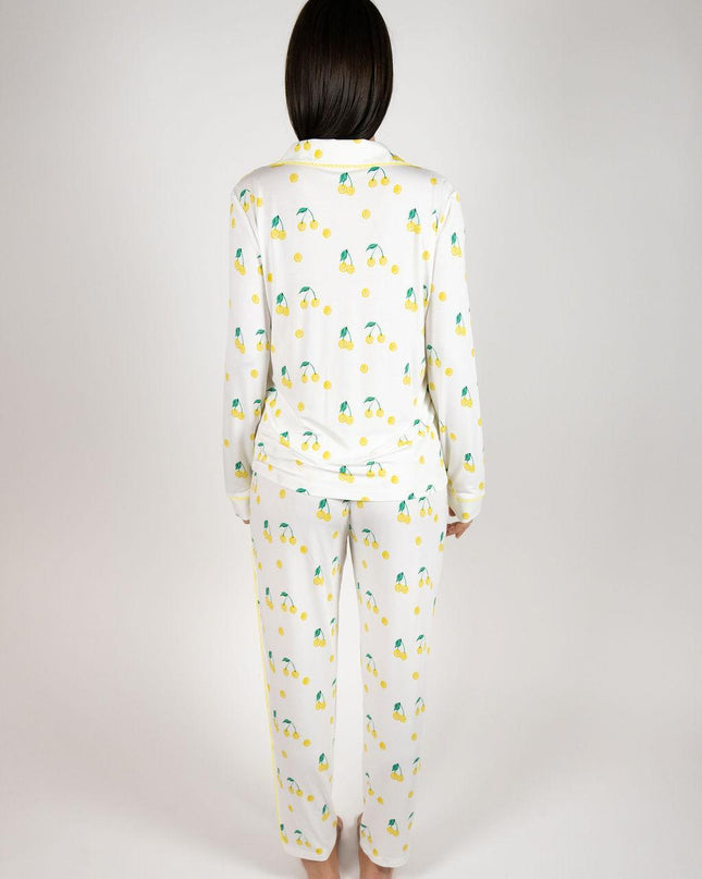 Jolene long printed pajama set