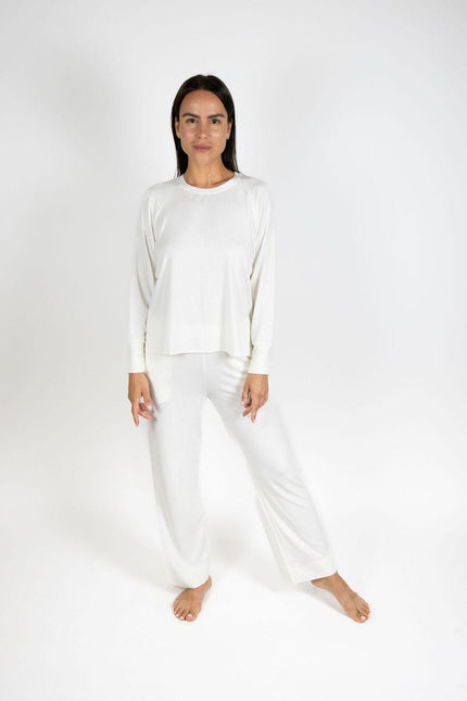 Cannes pinstripe long set
