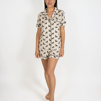 Jolene short printed pajama set