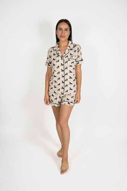 Jolene short printed pajama set