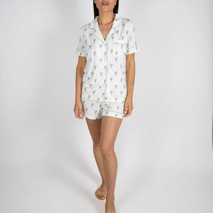 Jolene short printed pajama set