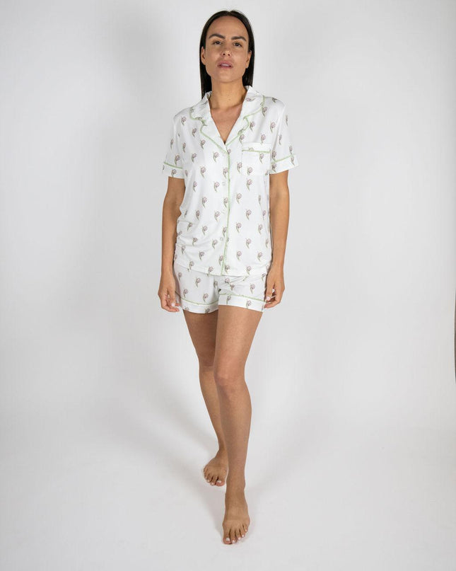Jolene short printed pajama set