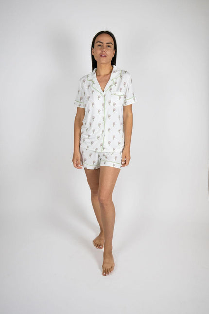Jolene short printed pajama set