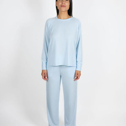 Cannes pinstripe long set