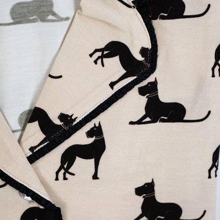 Grace printed long pajama set