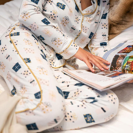 Jolene long printed pajama set
