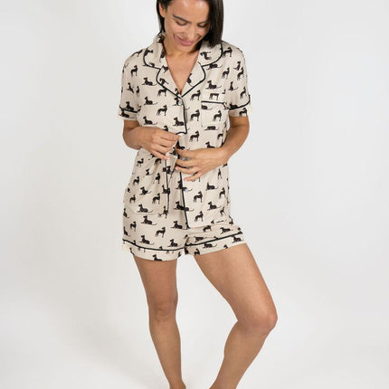 Jolene short printed pajama set