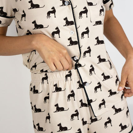 Jolene short printed pajama set