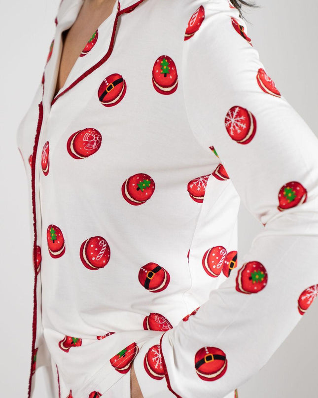 Grace long printed pajama set