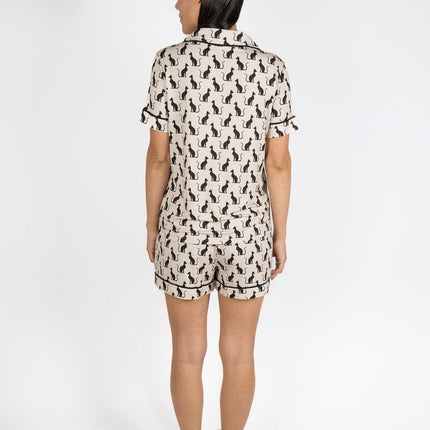 Jolene short printed pajama set