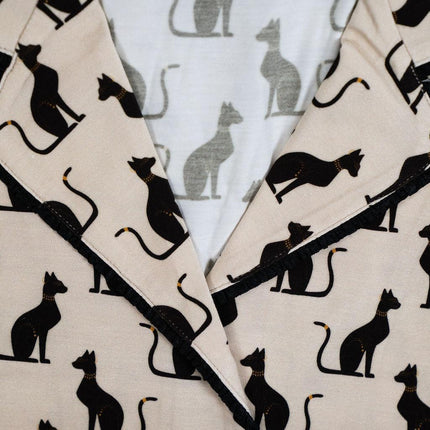 Grace printed long pajama set