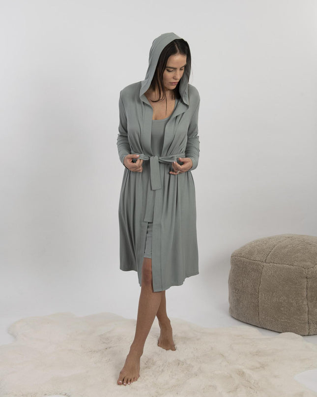 Ribbed cardigan in olive