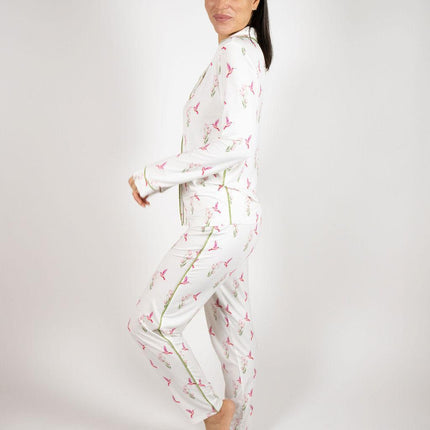 Jolene long printed pajama set