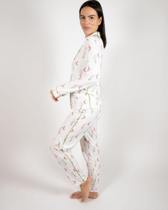 Jolene long printed pajama set
