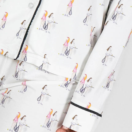 Jolene long printed pajama set