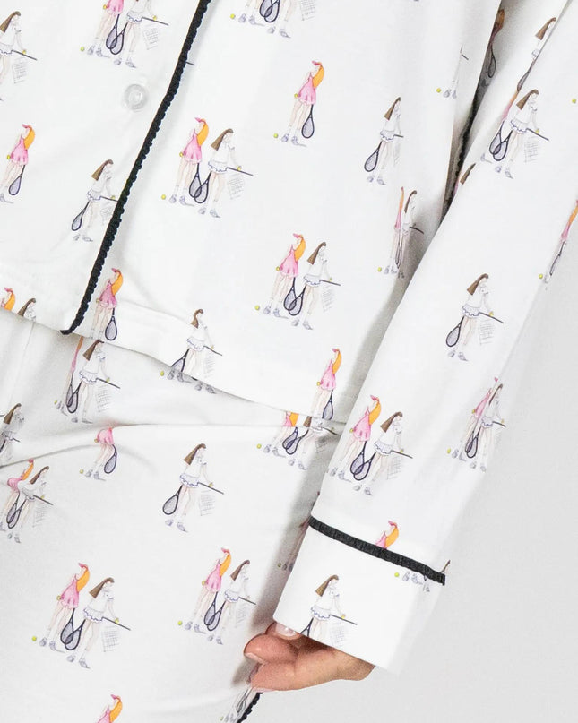 Jolene long printed pajama set
