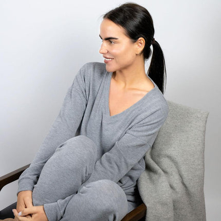 Cozy V-neck top