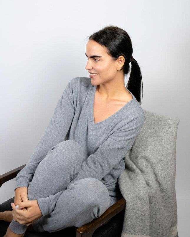 Cozy V-neck top