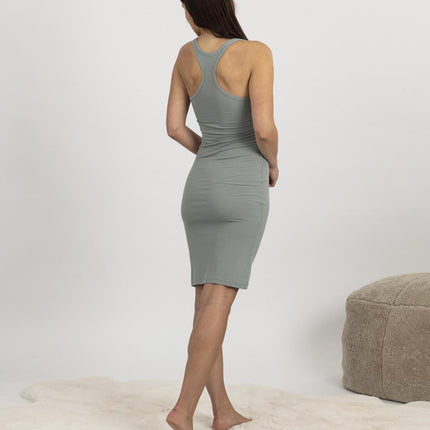 Ribbed tank dress