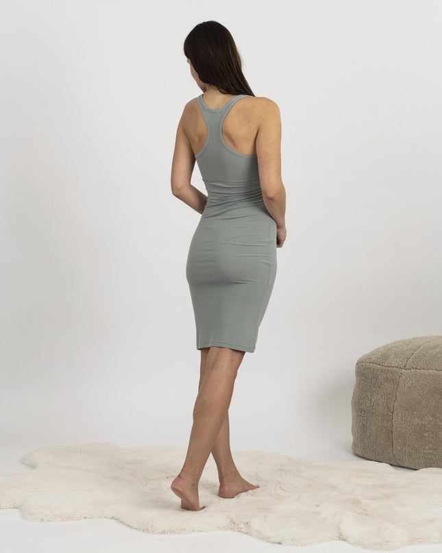 Ribbed tank dress