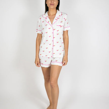 Jolene short printed pajama set