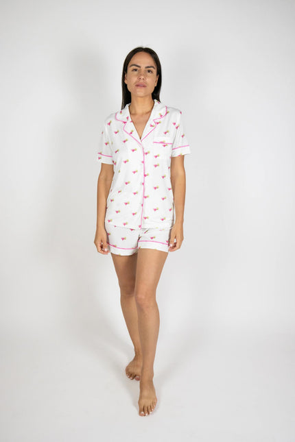 Jolene short printed pajama set