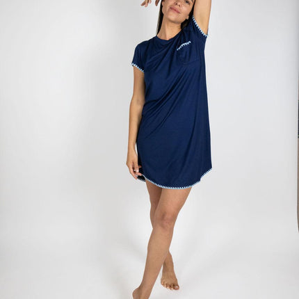 Cute stitching dress