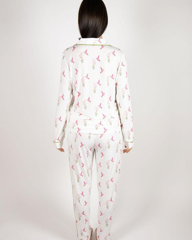 Jolene long printed pajama set