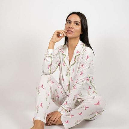 Jolene long printed pajama set