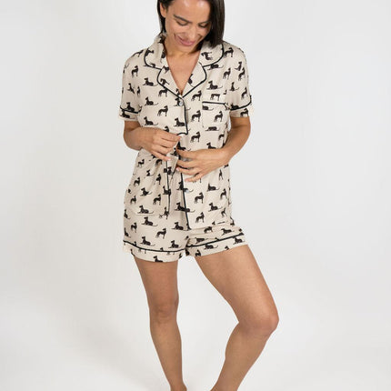 Jolene short printed pajama set