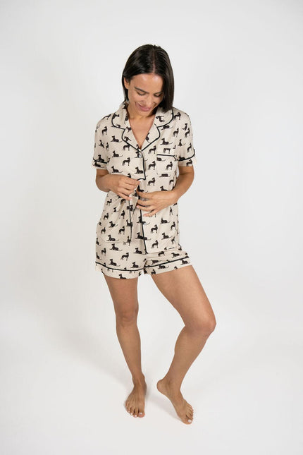 Jolene short printed pajama set
