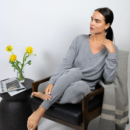 Cozy V-neck top