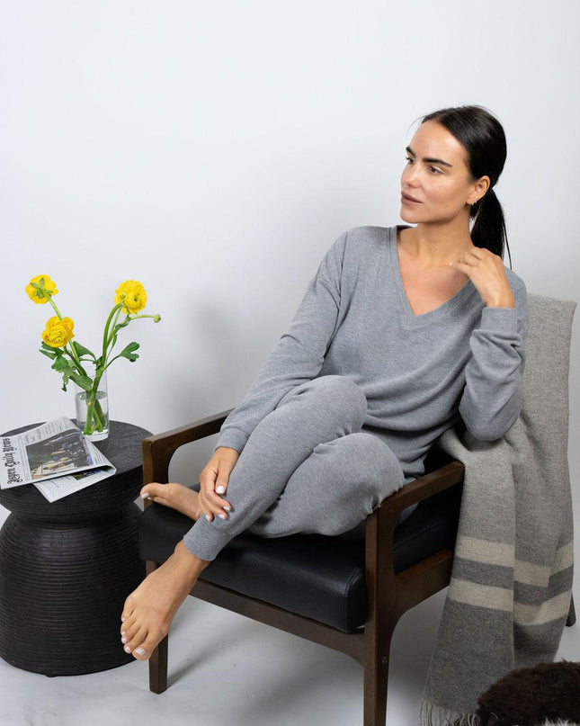 Cozy V-neck top