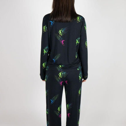 Grace long printed pajama set