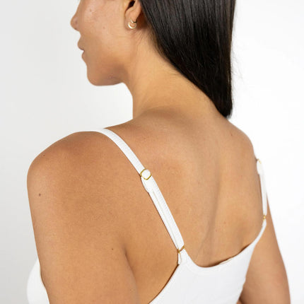 Ribbed camisole with shelf bra
