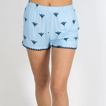 Cute stitching short pajama set