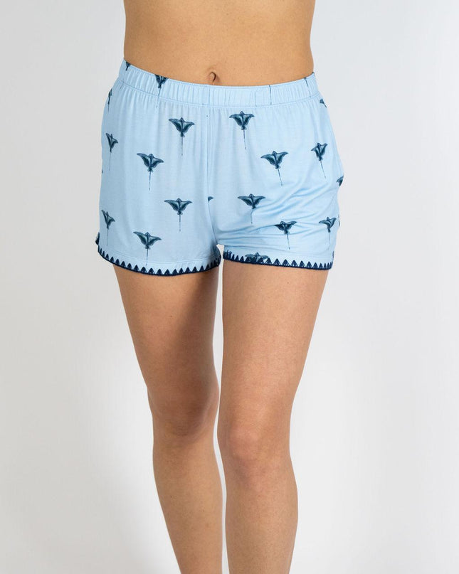 Cute stitching short pajama set
