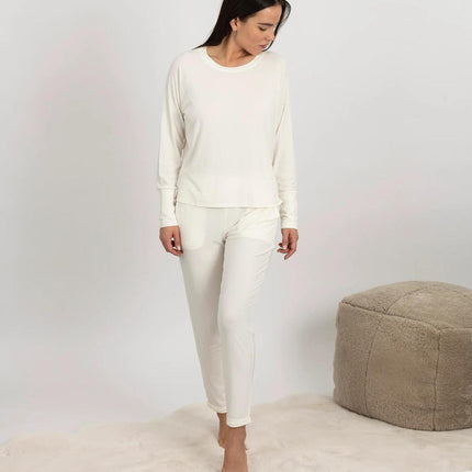 Ribbed long sleeve top