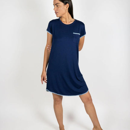 Cute stitching dress