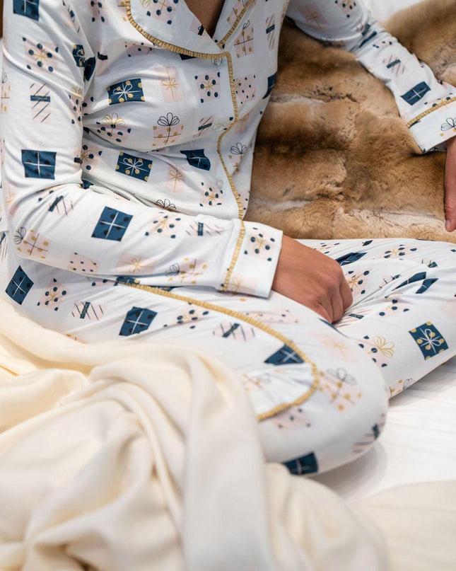 Jolene long printed pajama set