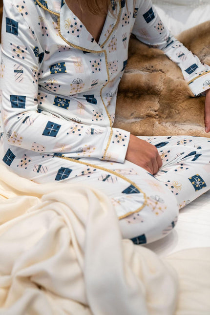 Jolene long printed pajama set